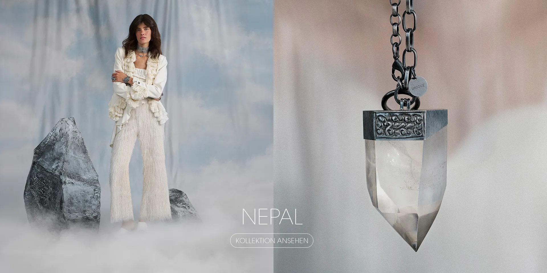 Nepal-Kollektion – handgefertigter Schmuck aus Bergkristall aus Kathmandu von ORSKA